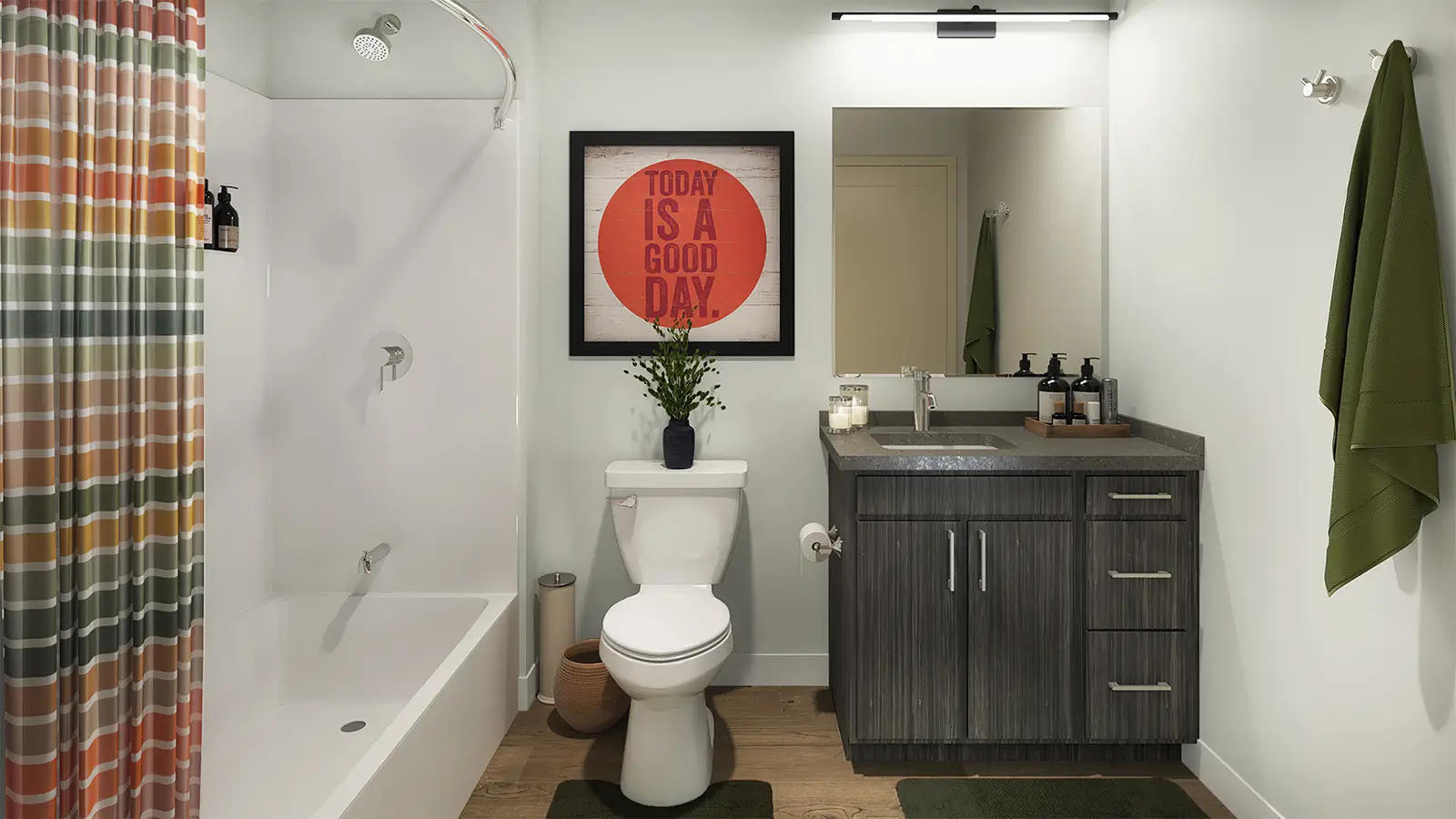 Studio apartment interior