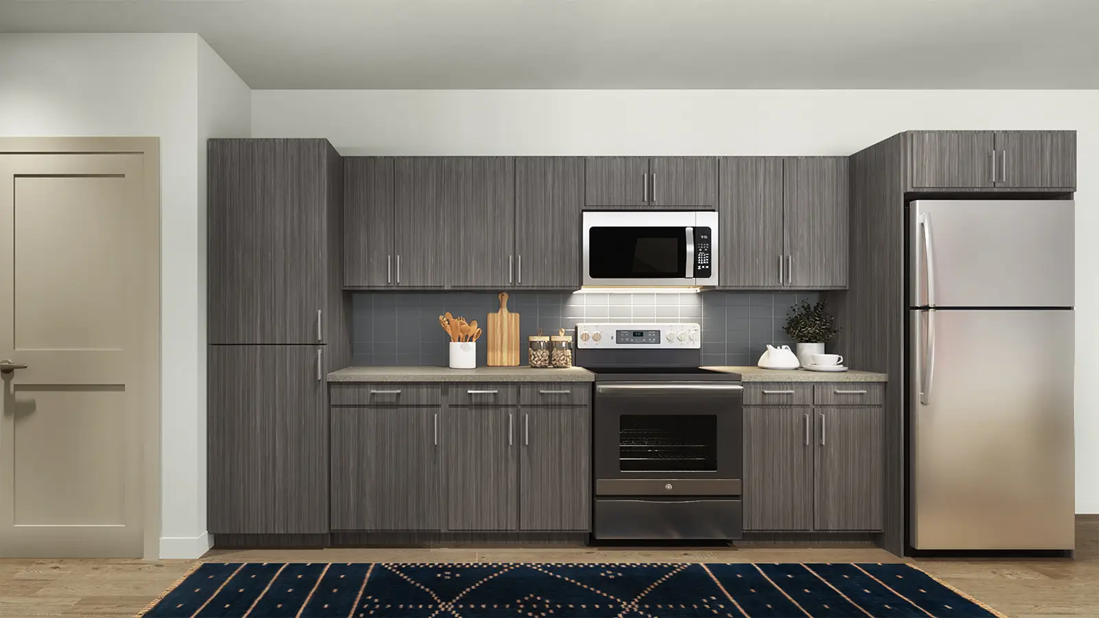 Four bedroom corner apartment interior