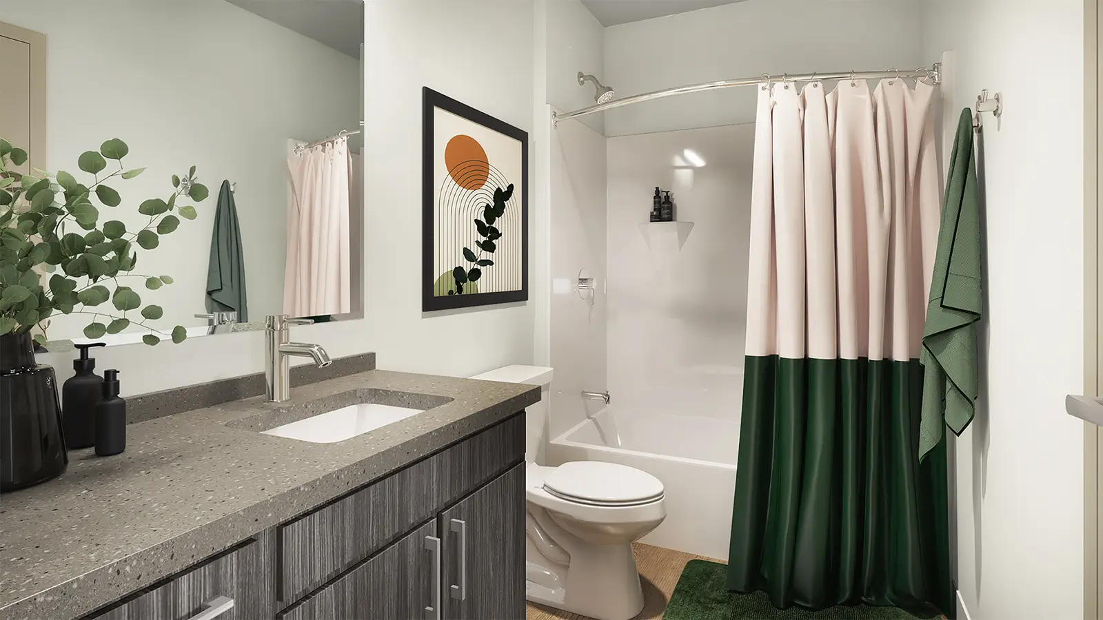 Two bedroom apartment interior